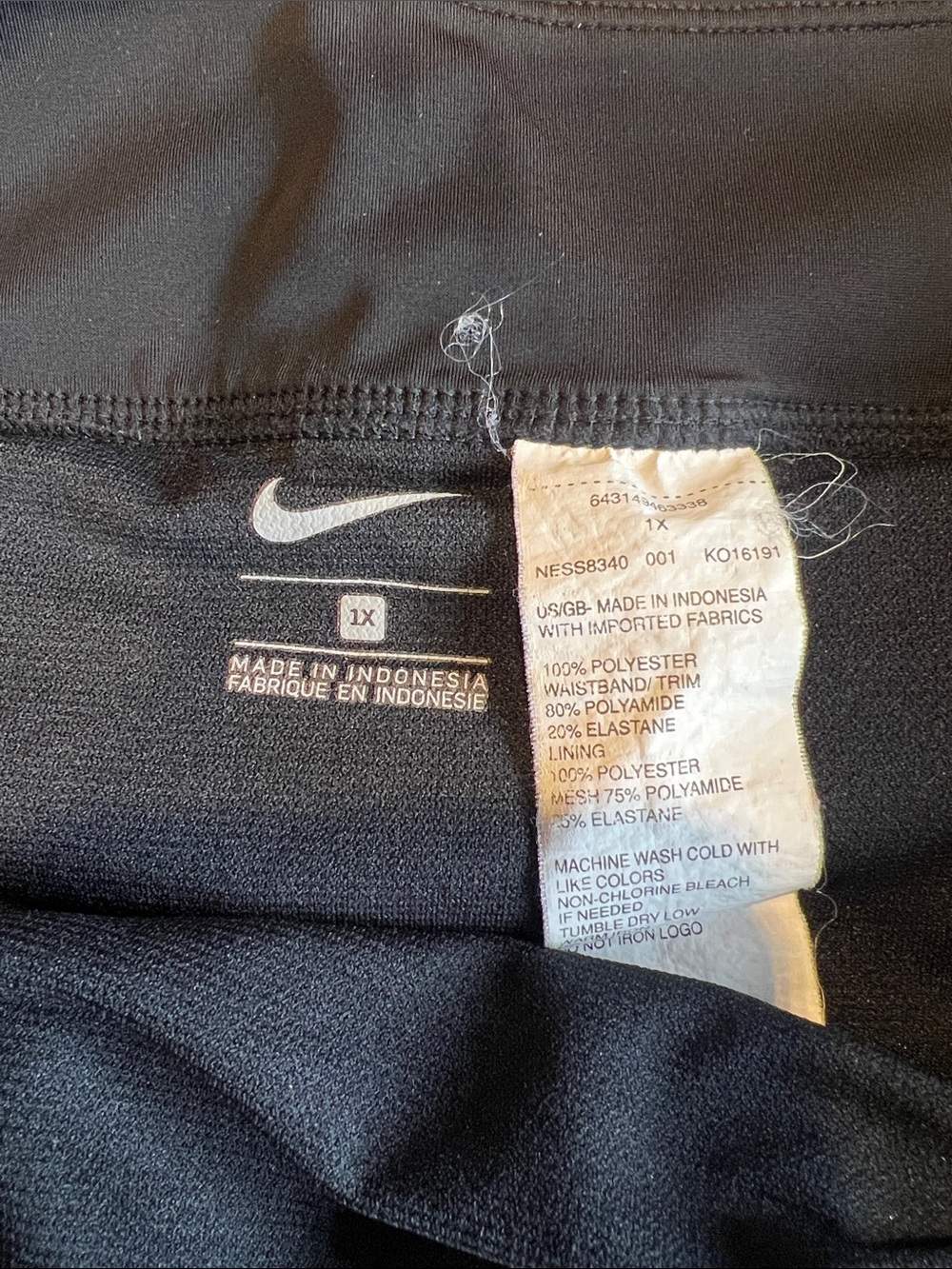 Nike Women's Black Swim Shorts - Picture 3 of 4